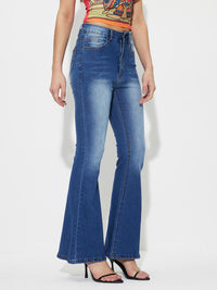 Teagan Mid-Rise Waist Bootcut Jeans