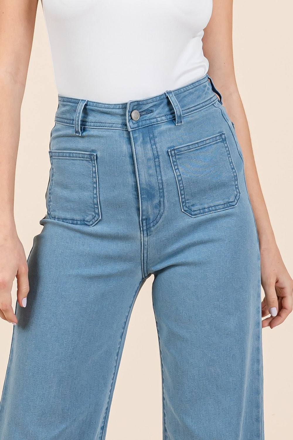 High Waist Wide Leg Jeans