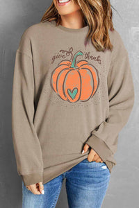 Pumpkin Graphic Sweatshirt