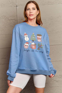 Jingle All The Way Sweatshirt In Multi Colors