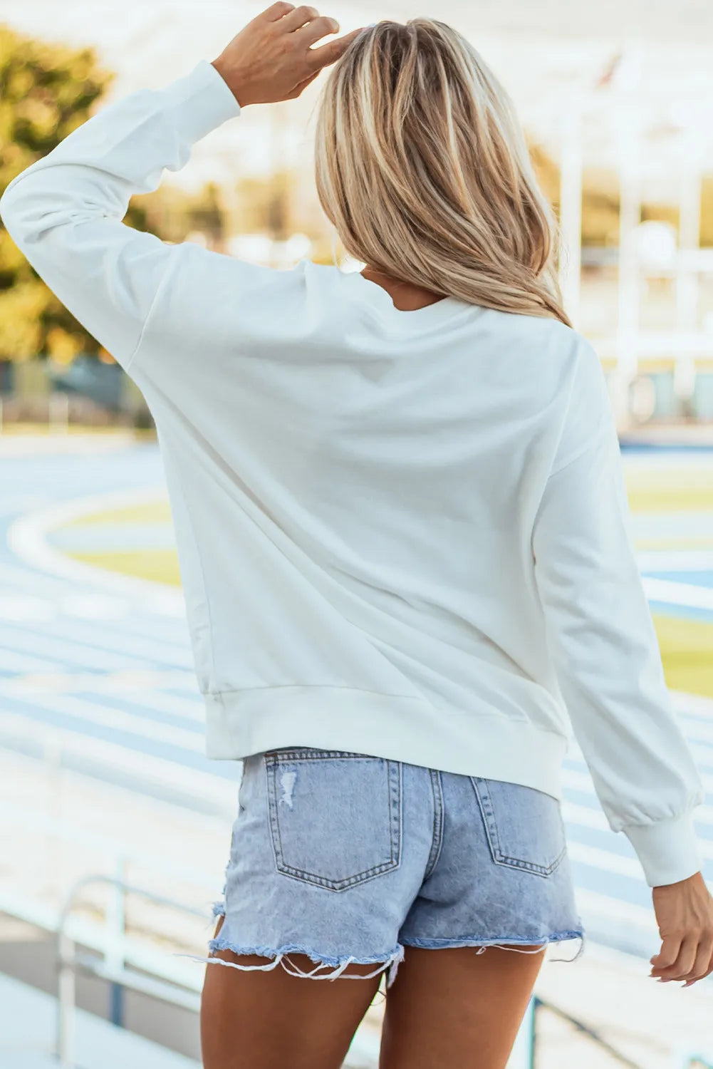 Game Day Sweatshirt In Multi Colors