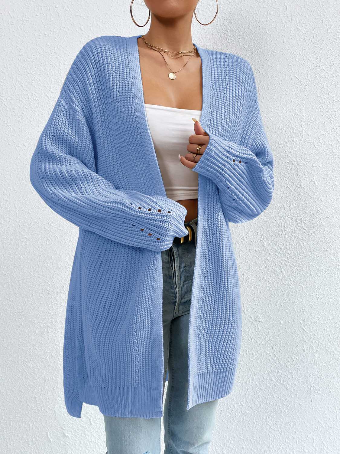 Liliana Shoulder Slit Cardigan