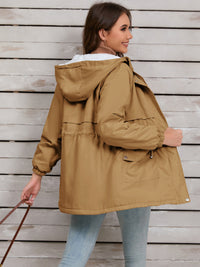 Ariella Drawstring Hooded Jacket