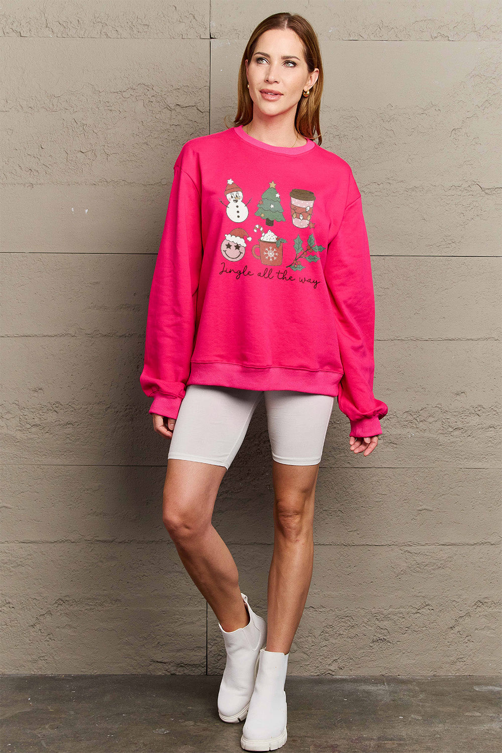 Jingle All The Way Sweatshirt In Multi Colors