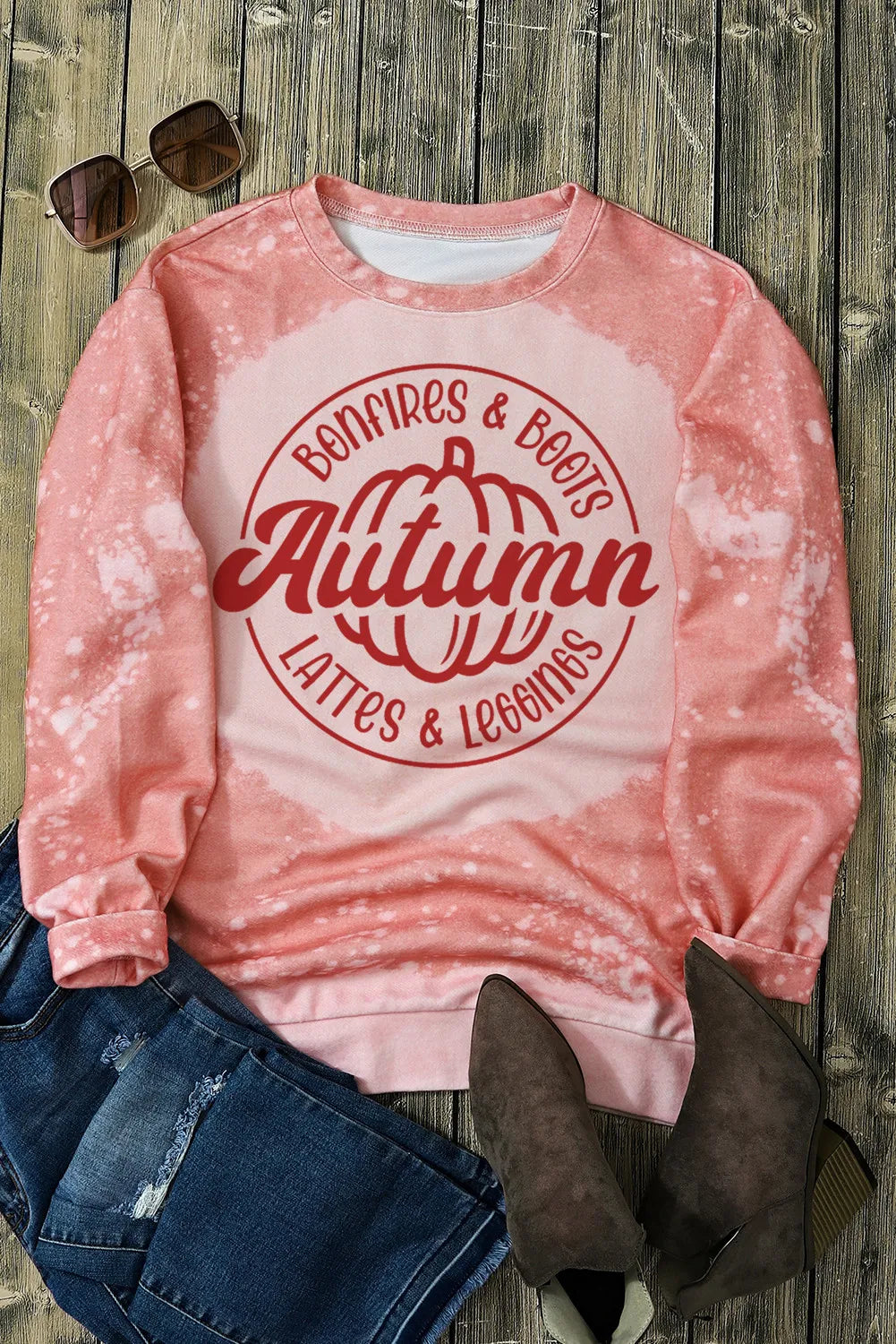 Autumn Graphic Long Sleeve Sweatshirt