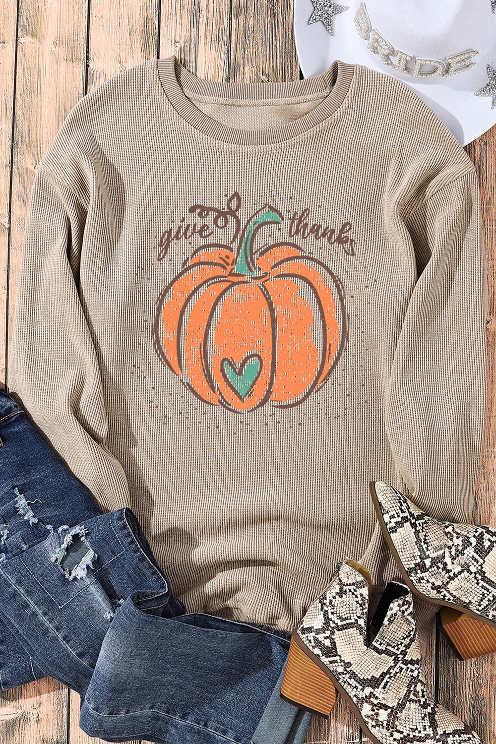 Pumpkin Graphic Sweatshirt