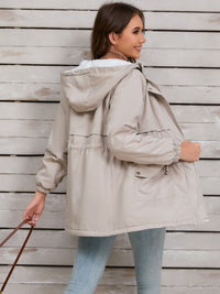 Ariella Drawstring Hooded Jacket