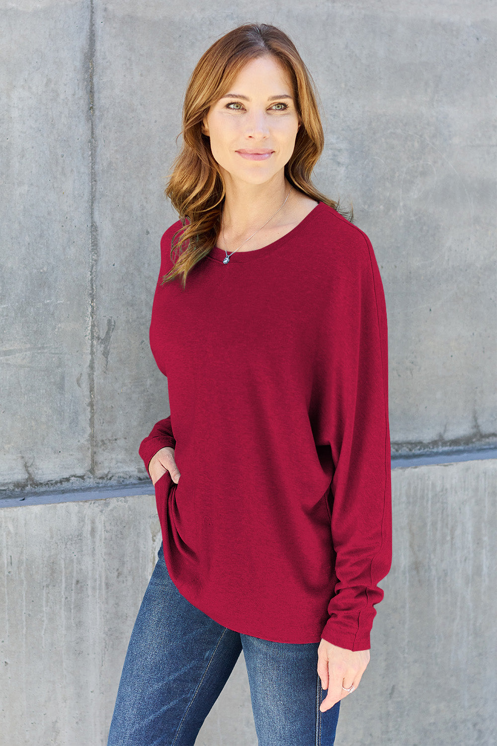 Cady Long Sleeve Top In Multi Colors