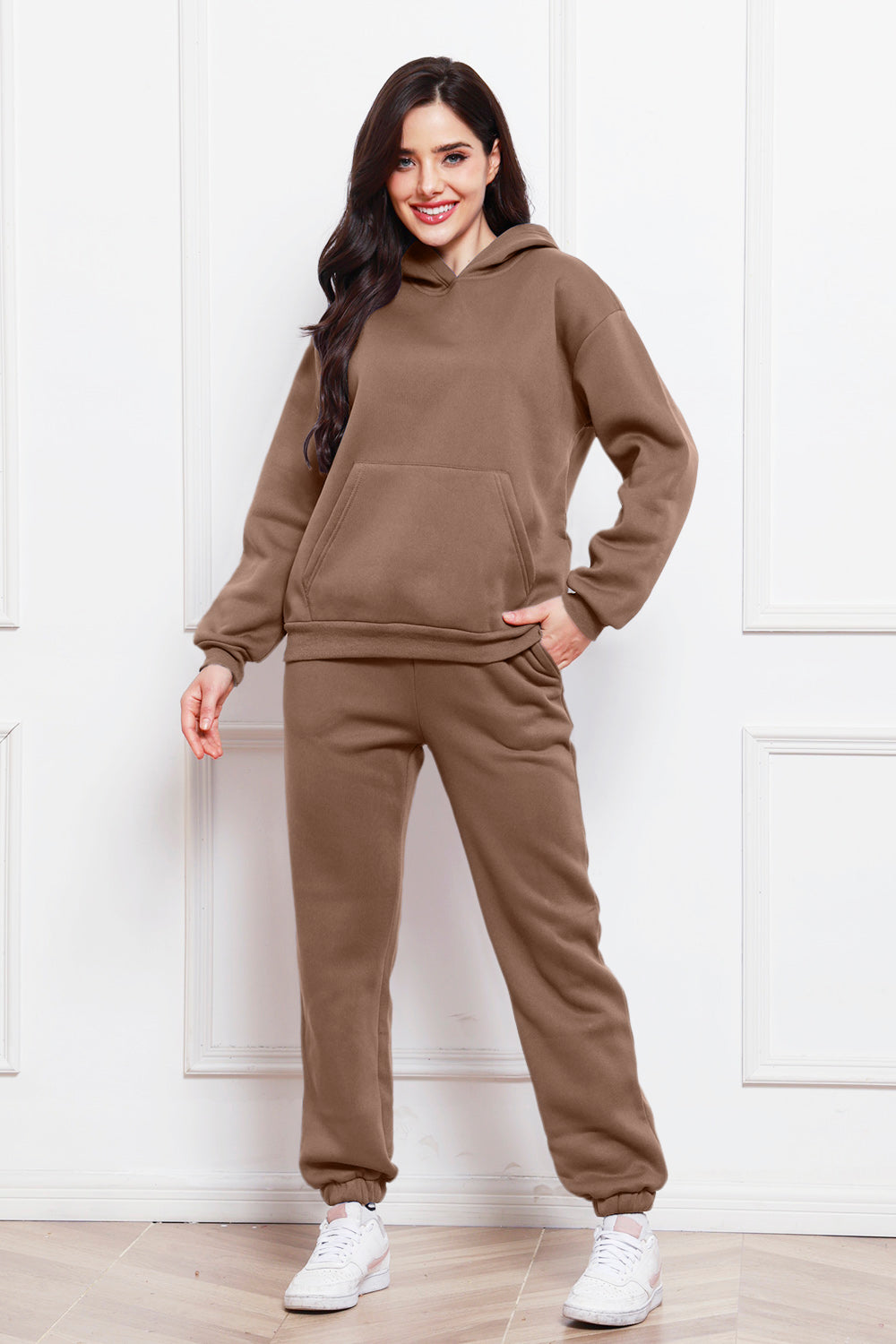 June George Hoodie and Pants Set In Multi Colors