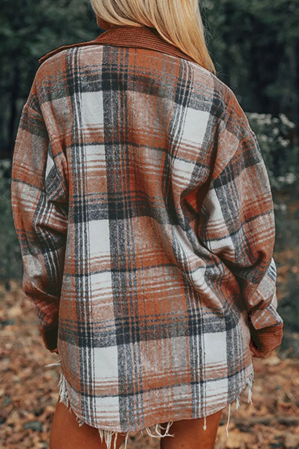 Mackenzie Plaid Button Up Shacket In Multiple Colors