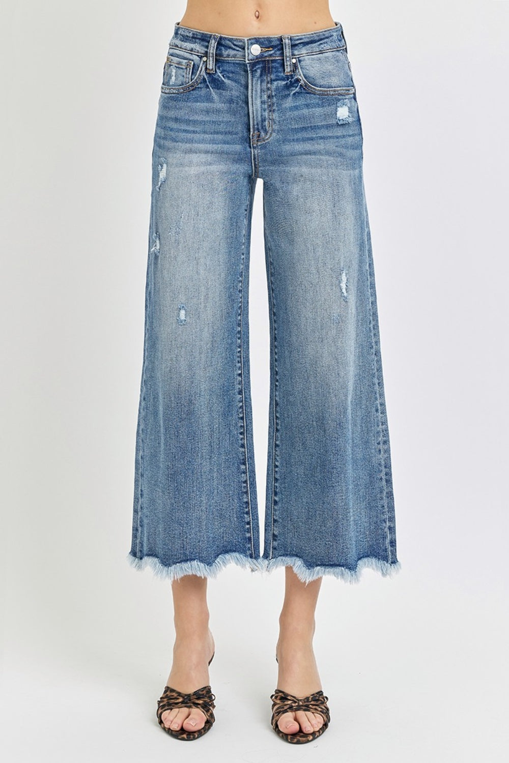 Julia Risen High Rise Cropped Flare Jeans