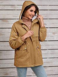 Ariella Drawstring Hooded Jacket