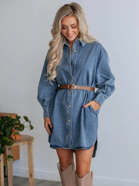 Juniper Button Up Denim Dress