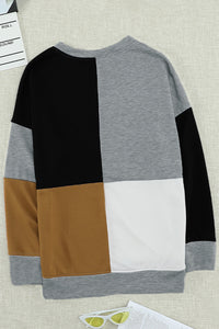 Selena Color Block Sweatshirt