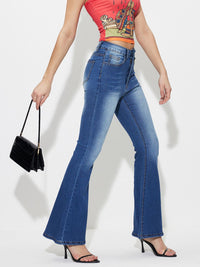 Teagan Mid-Rise Waist Bootcut Jeans