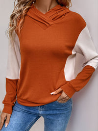 Rebecca Contrast Long Sleeve Hoodie