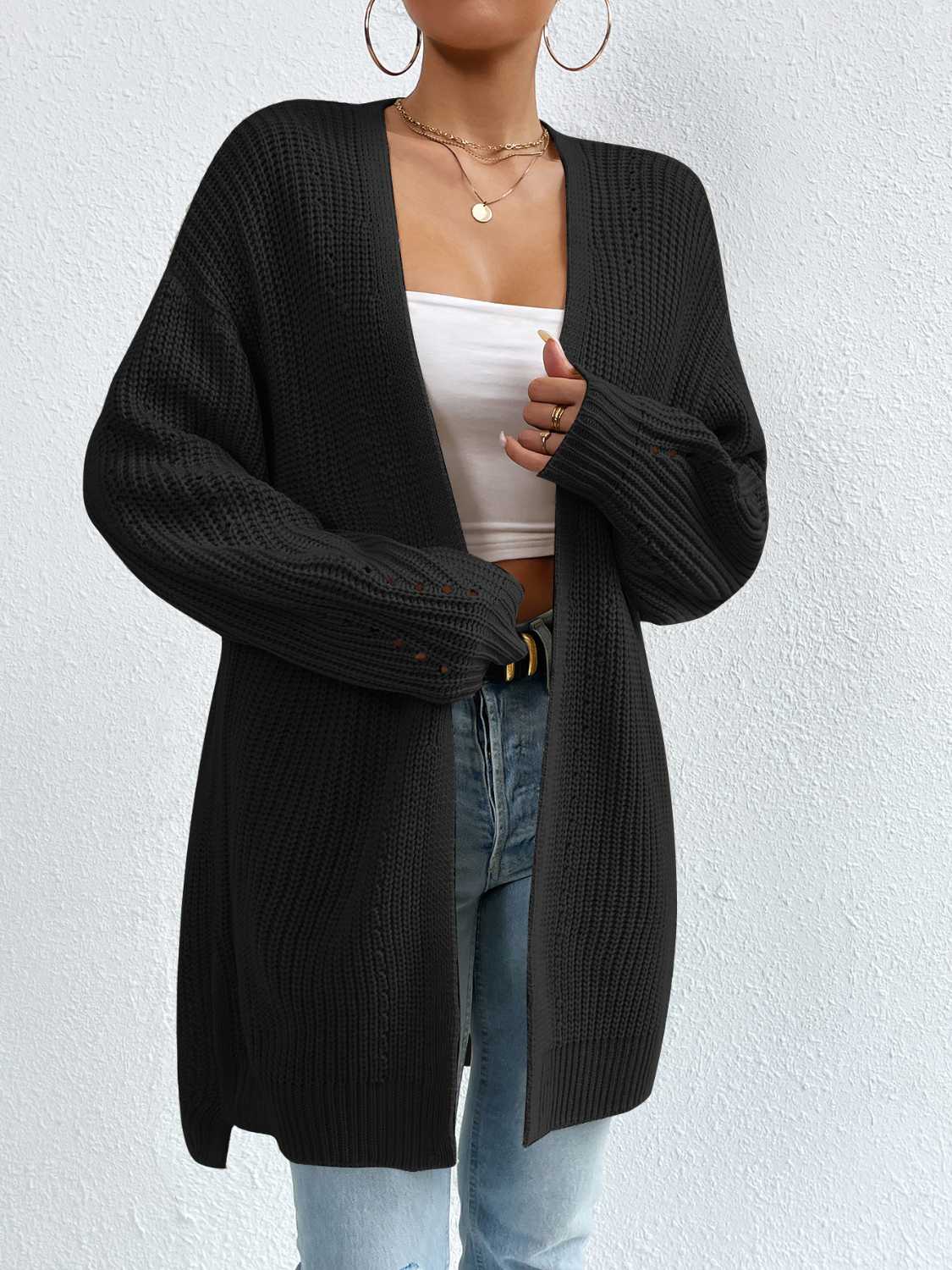 Liliana Shoulder Slit Cardigan