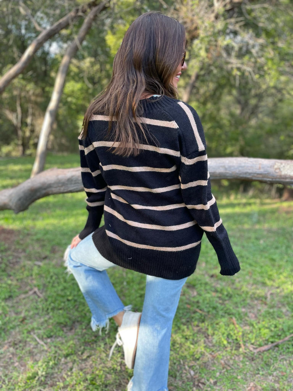 PREORDER: Brooks Striped Cardigan