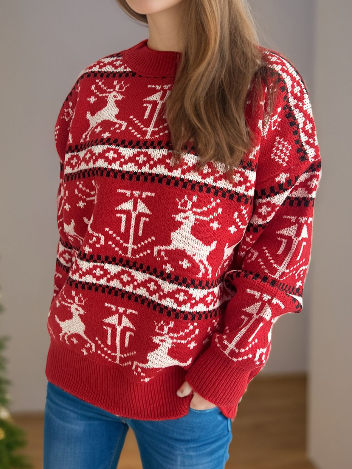 Christmas Round Neck Sweater