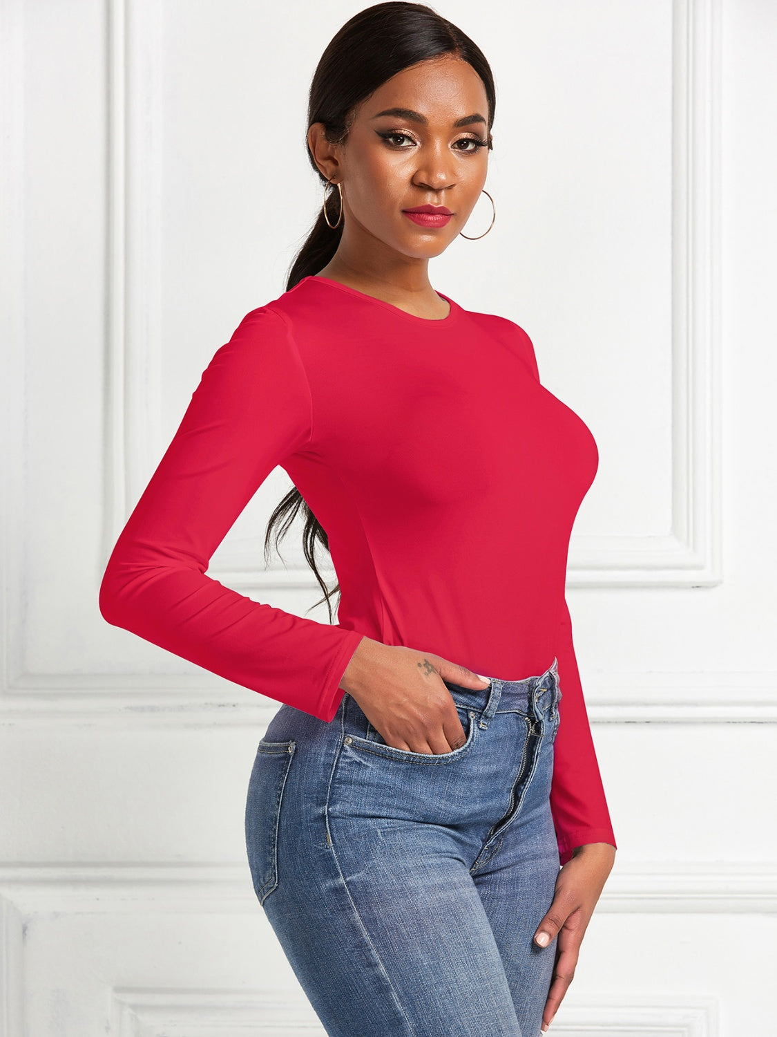 Phoebe Round Neck Bodysuit