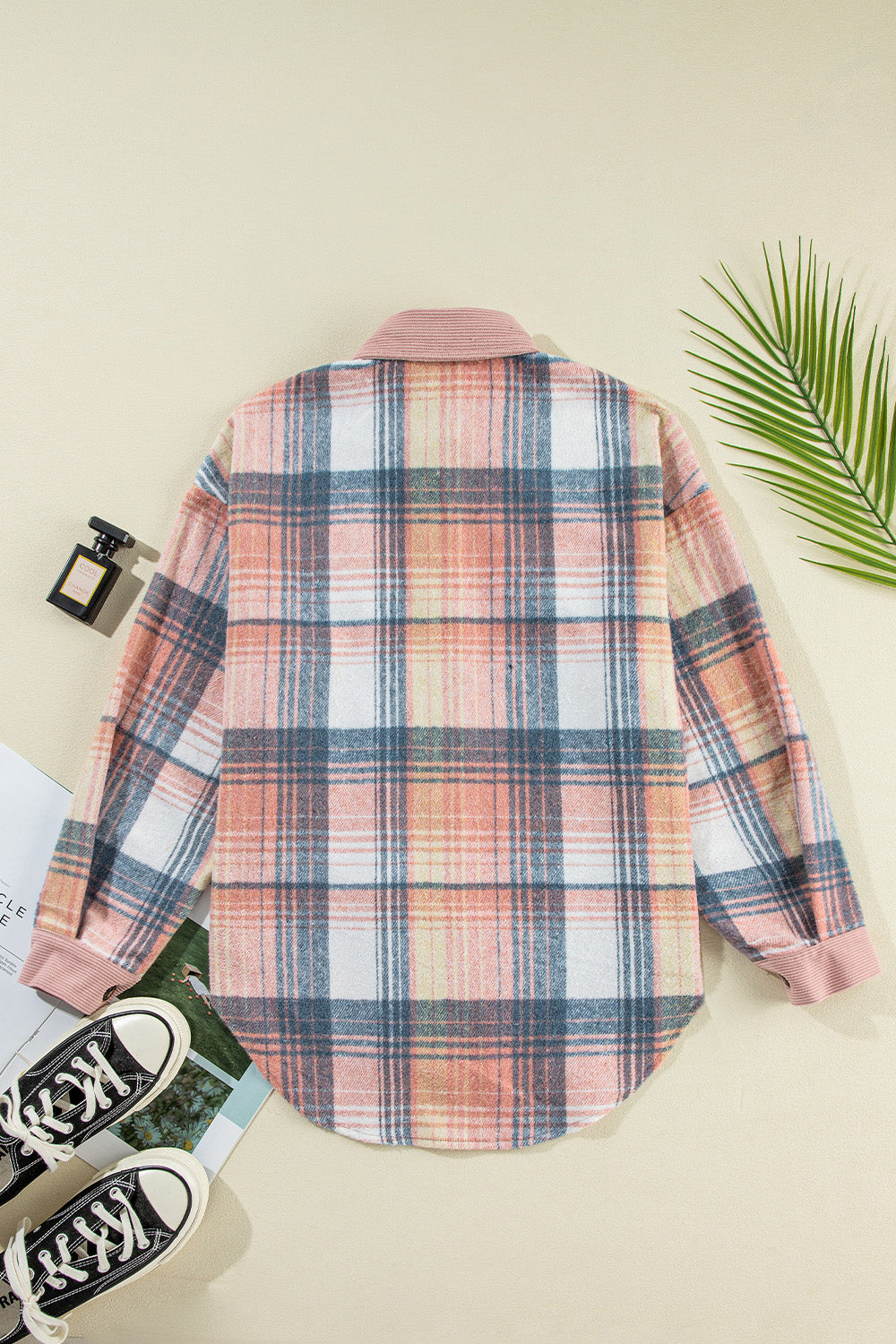 Mackenzie Plaid Button Up Shacket In Multiple Colors