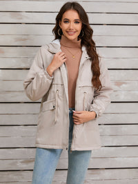 Ariella Drawstring Hooded Jacket