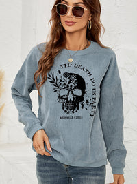 Till Death Do Us Party Graphic Sweatshirt In Multi Colors