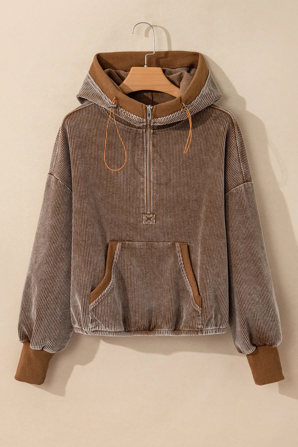 Jayla Half Zip Long Sleeve Hoodie