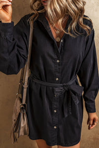 Alaina Button Up Denim Dress