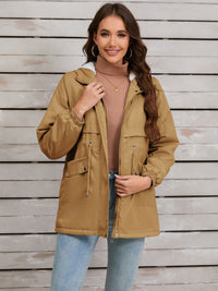 Ariella Drawstring Hooded Jacket