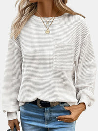 Esther Round Neck Top In Multi Colors