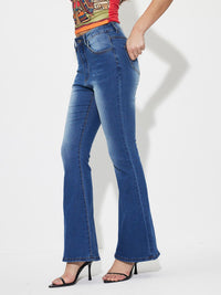 Teagan Mid-Rise Waist Bootcut Jeans