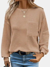 Esther Round Neck Top In Multi Colors