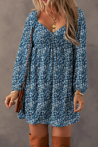 Paityn Ruched Long Sleeve Mini Dress