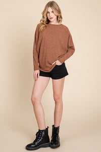 Olivia Drop Shoulder Knit Top