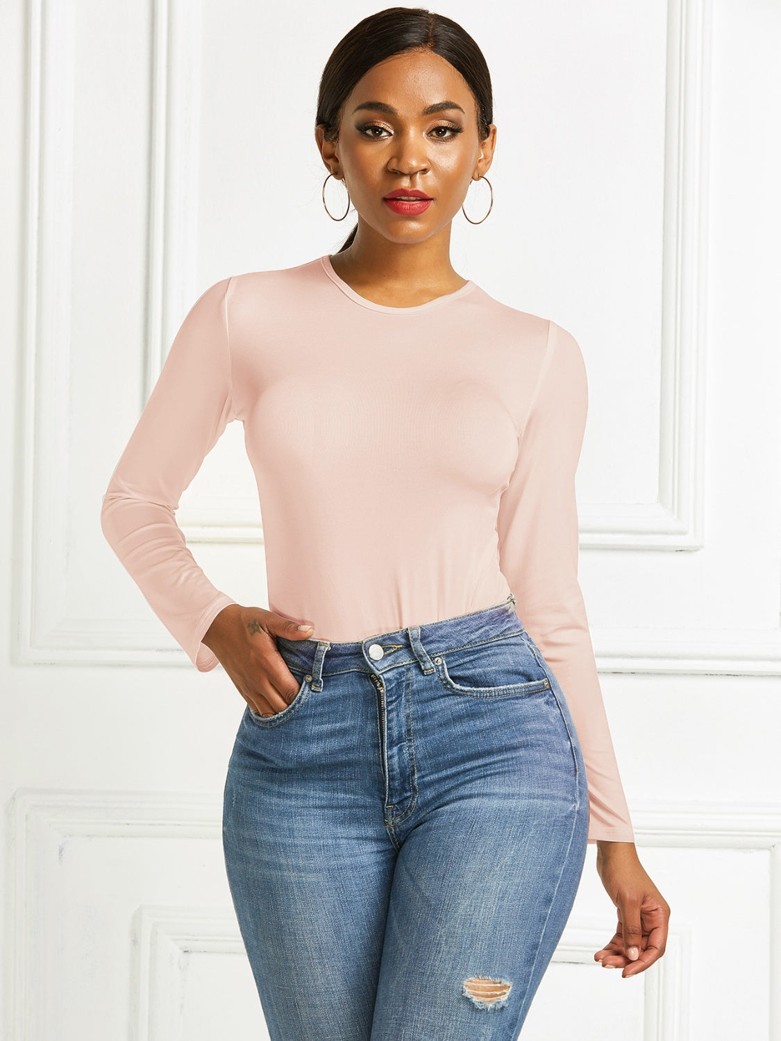 Phoebe Round Neck Bodysuit