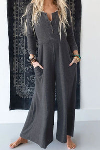 Presley Pocketed Wide Leg Jumpsuit