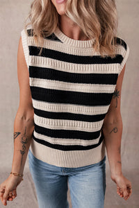 Charlotte Color Block Sweater Vest