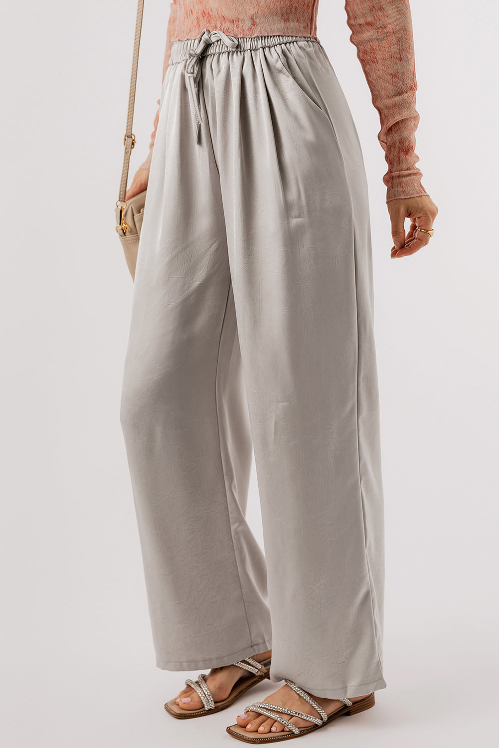 Aaliyah Smocked Wide Leg Pants