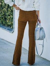 Annie High Waist Bootcut Pants In Multi Colors