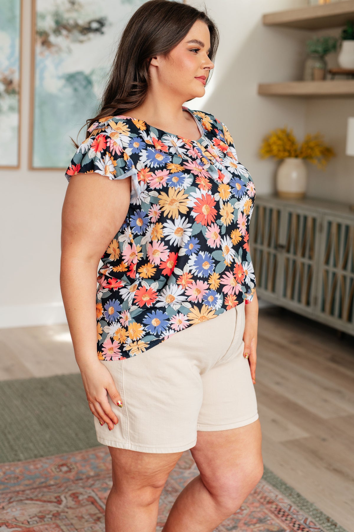 Flower Power Floral Top