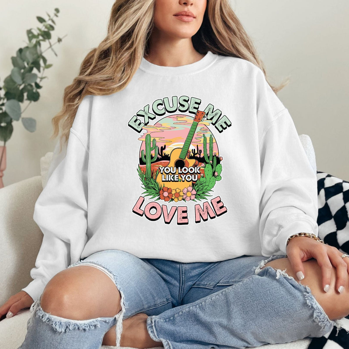 Excuse Me Graphic Sweatshirt