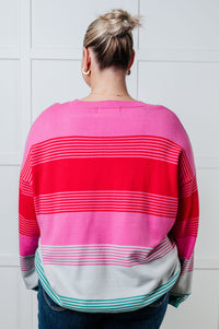 Gradual Feelings Striped Sweater