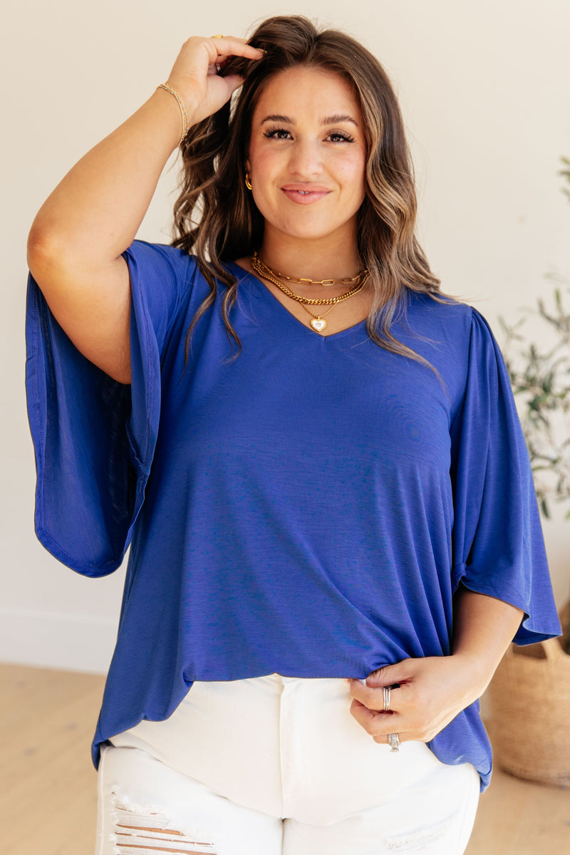 Cali Blouse in Royal Blue