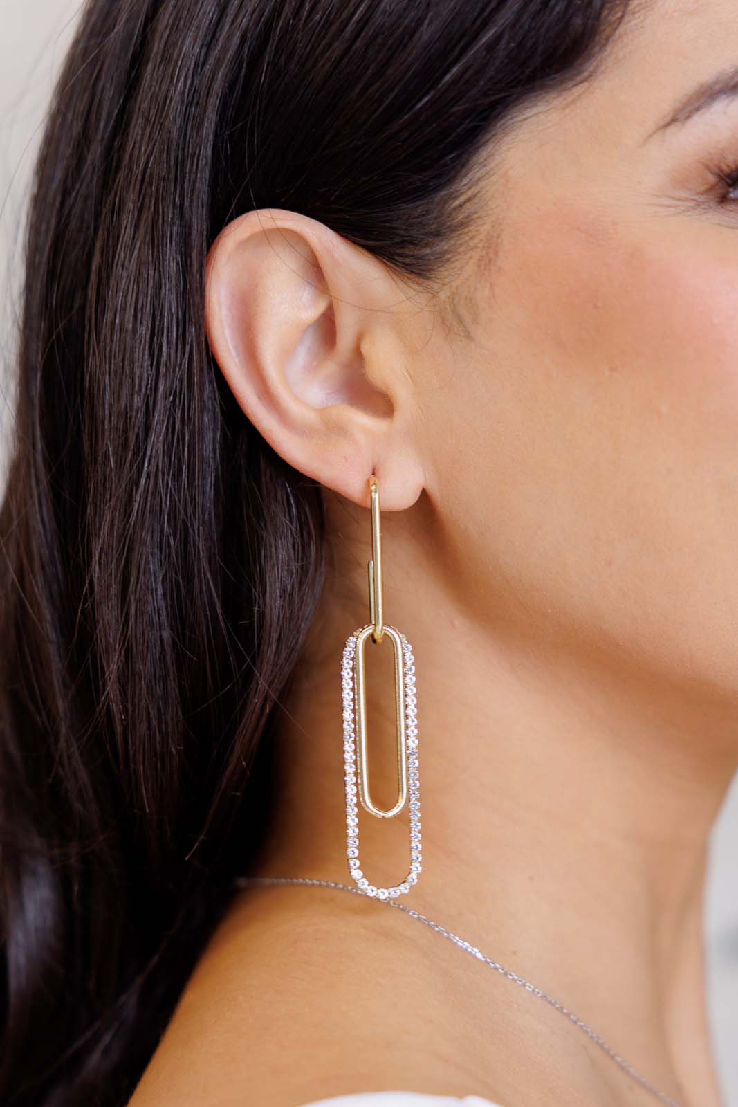 Sonia Link Earrings In Gold