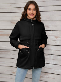 Ariella Drawstring Hooded Jacket