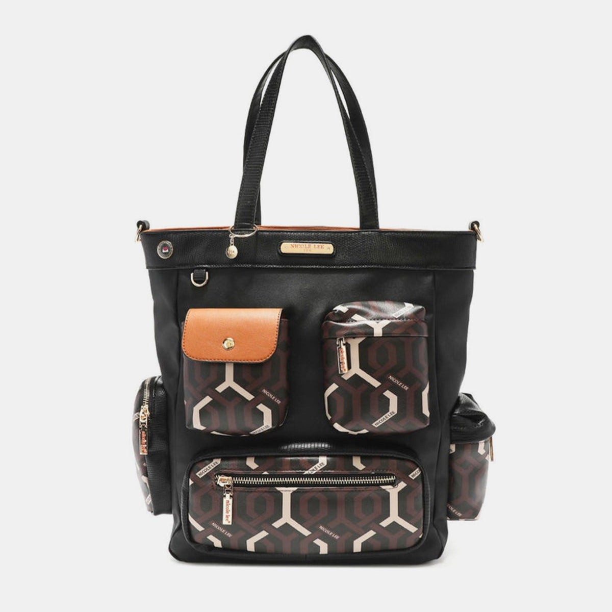 Leilani Geometric Pattern Tote Bag