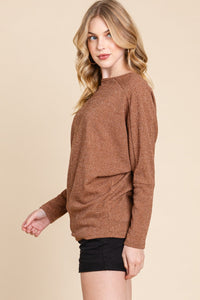 Olivia Drop Shoulder Knit Top