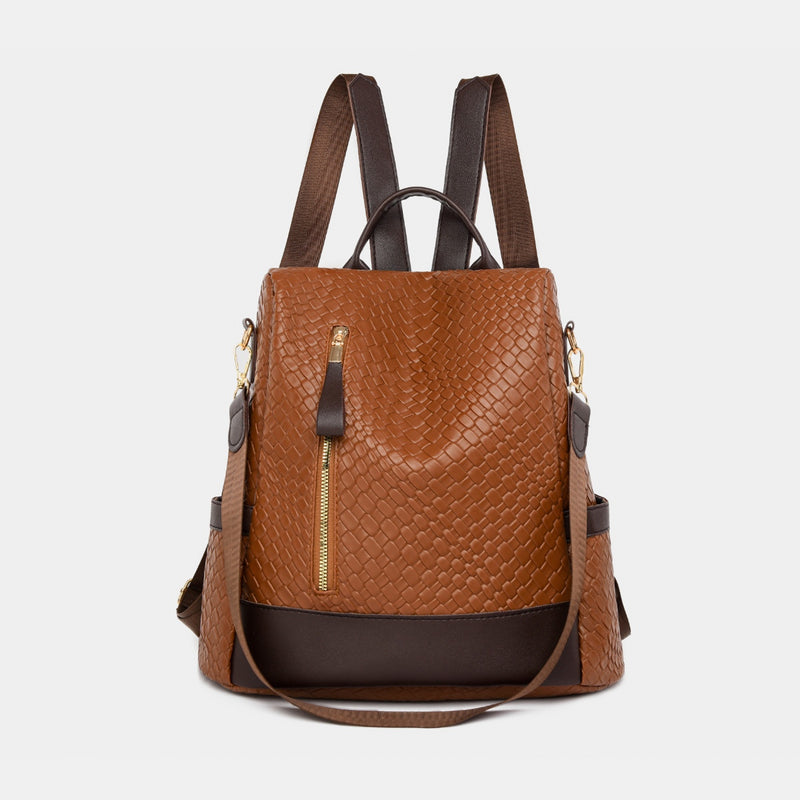 Raya PU Leather Backpack Bag In Multi Colors