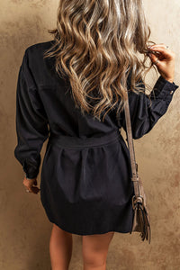 Alaina Button Up Denim Dress